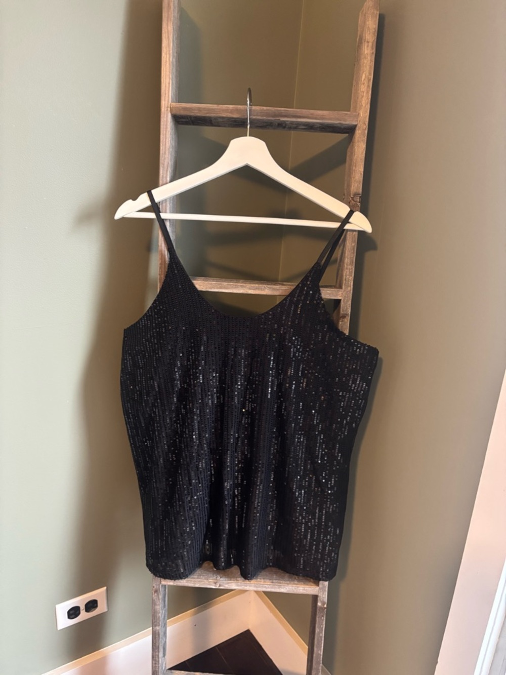 Black Sparkle Tank